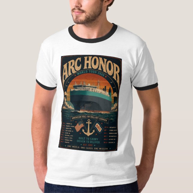 ARC Honor World Tour 2026 T-Shirt (Vorderseite)