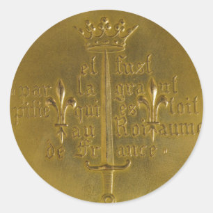 Arc-Joan Runder Aufkleber