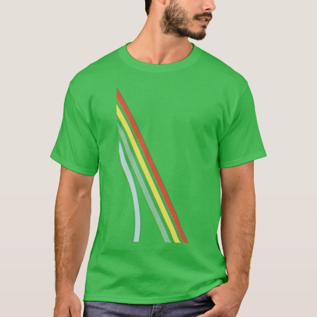 Arc Raiders Regenbogen lustig T-Shirt (Vorderseite)
