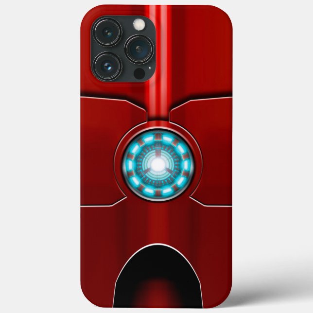 Arc Reactor Red Armor Case-Mate iPhone Hülle (Rückseite)