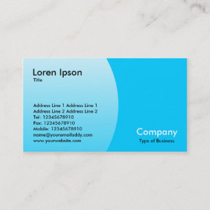Arc - Sky Blue Visitenkarte