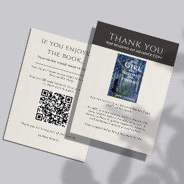 ARC Thank you Insert Card Author Review Request QR