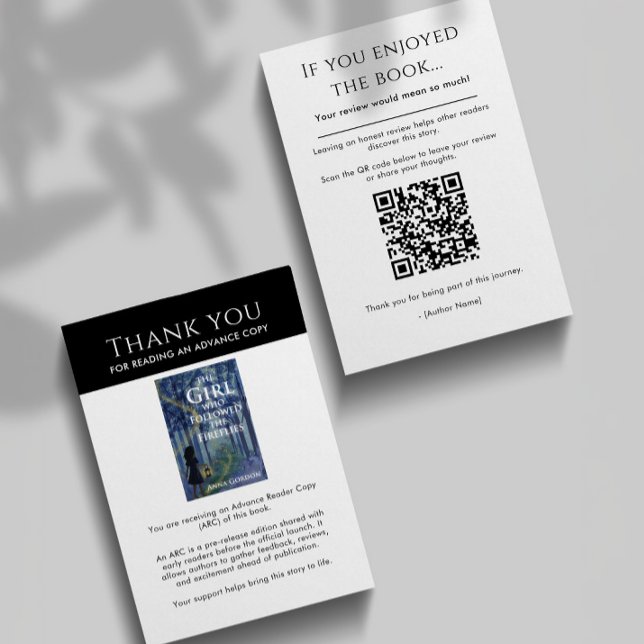 ARC Thank you Insert Card Author Review Request QR (Von Creator hochgeladen)