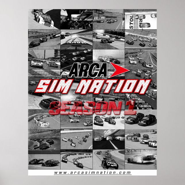 Arca Sim Nation Season 1 Collage Poster (Vorne)
