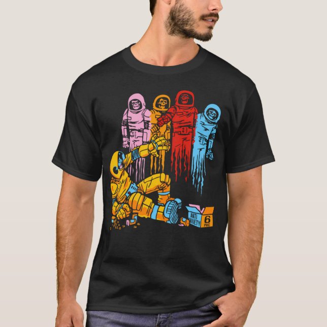Arcade Astronaut Albträume T-Shirt (Vorderseite)