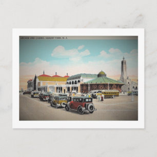 Arcade & Casino, Asbury Park, New Jersey Vintage Postkarte