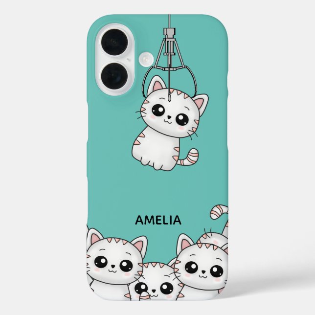 Arcade Claw Niedlich Kitten Grabber Personalisiert Case-Mate iPhone Hülle (Rückseite)