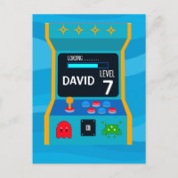 Arcade Game Birthday Boy Party Level Up