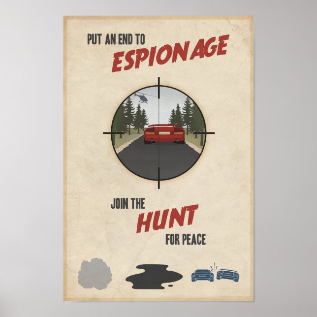 Arcade-Game-Propaganda-Poster - Zehntel in einer R Poster (Vorne)