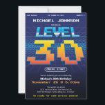 Arcade Game Retro 80er Funny 30. Geburtstag Einladung<br><div class="desc">Arcade Game Retro 80er Funny 30. Geburtstag Einladung. Mit unserem elektrisierenden Einladungs-Design, das von den 80er-Retro-Spielbildschirmen inspiriert wird, bereiten wir uns darauf vor, einen Meilenstein zu feiern. Dieses einladende Design mit lebhaften Farben und nostalgischer Grafik bringt die Spannung und den Spaß des Spielens direkt zu Ihrer Feier. Ob Sie ein...</div>