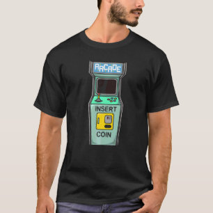 Arcade Game Retro Gamer Beilage Münze T-Shirt