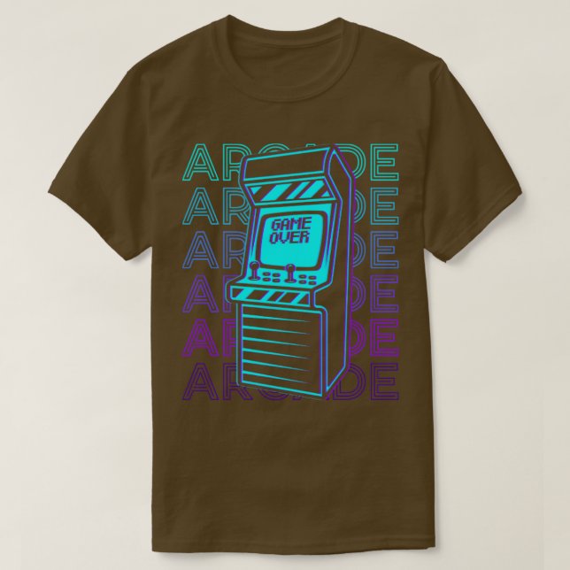 Arcade Gaming Gamer Retro Arcade Geschenk T-Shirt (Design vorne)