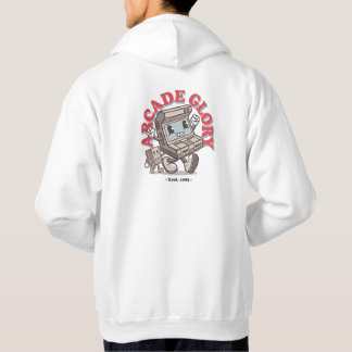 Arcade Glory Retro Gaming Cartoon Aesthetic Hoodie