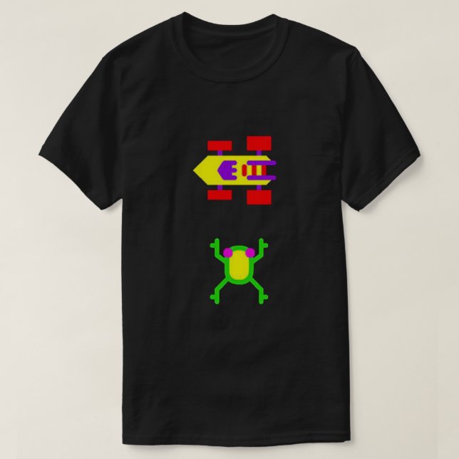 Arcade-Liebe - Frogger T-Shirt (Design vorne)