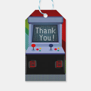 Arcade-Videospiel-Geburtstagsfeier-Mitgebsel Geschenkanhänger