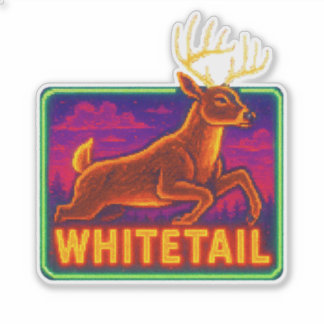 Arcade Whitetail Sticker