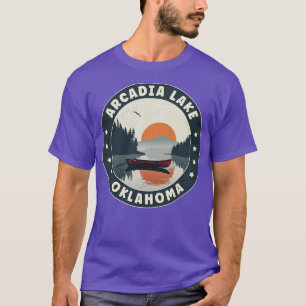 Arcadia Lake Oklahoma Sunset T-Shirt