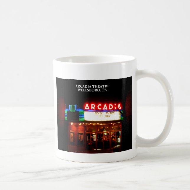 ARCADIA-THEATER - WELLSBORO, PENNSYLVANIA KAFFEETASSE (Rechts)