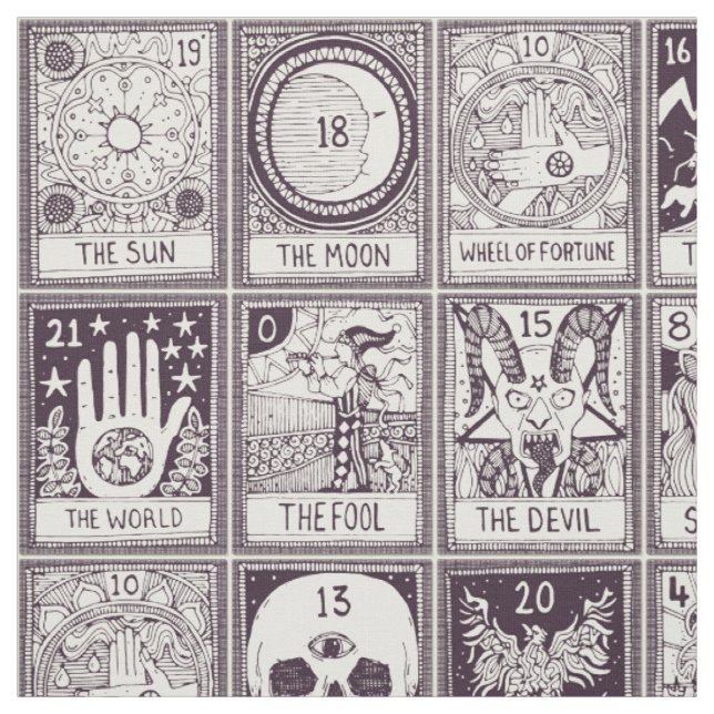 Arcana-Tarot Stoff (Muster)