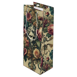 Arcane Atelier Signature - Gotischer Blumenwein Geschenktüte Für Weinflaschen