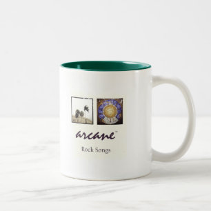 Arcane-Songbook Design zweiseitige Kaffee-Tasse Zweifarbige Tasse