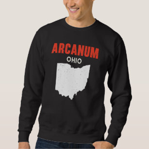 Arcanum Ohio USA Staat America Travel Ohioan Sweatshirt