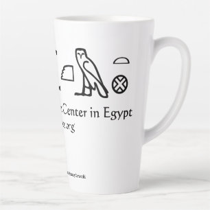 ARCE American Research Center in Ägypten Hieroglyp Milchtasse