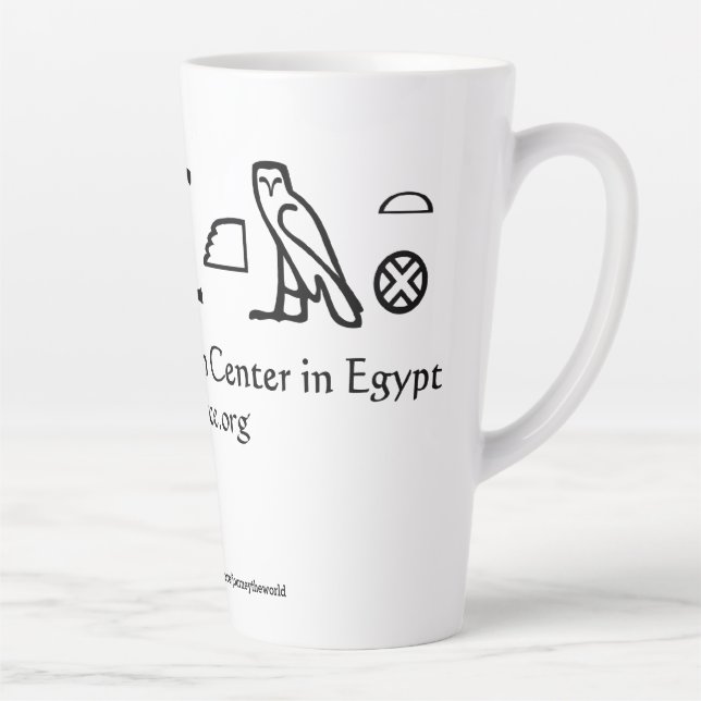 ARCE American Research Center in Ägypten Hieroglyp Milchtasse (Rechts)