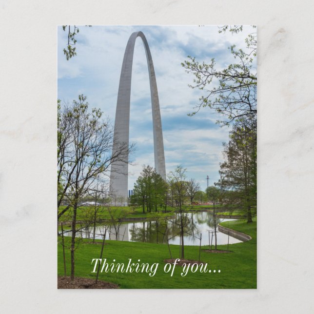 Arch aus dem Park denken Sie Postkarte (Vorderseite)