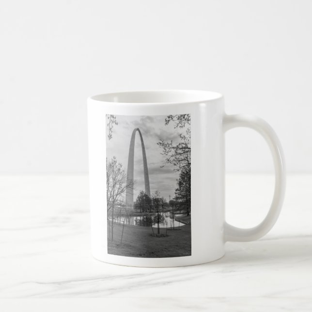 Arch aus dem Park Graustufen Kaffeetasse (Rechts)