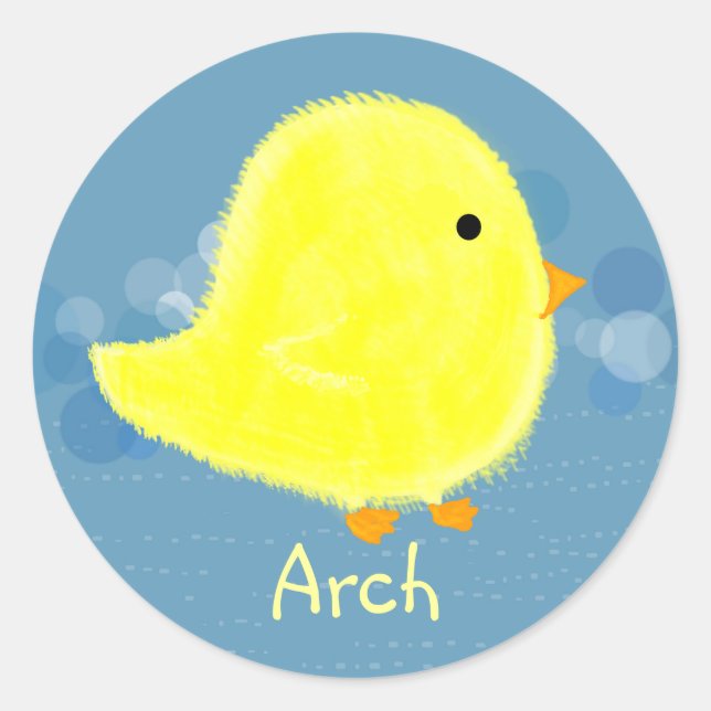 Arch Baby Chick Stickers (Vorderseite)