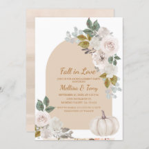 Arch Boho Floral Pumpkin Falling in Liebe