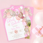 Arch Boho Glitzer Ballons rosa lila Sweet 16 Einladung<br><div class="desc">Ein rustikaler Boho Glitzer Ballons rosa lila Sweet 16 Geburtstagseinladung mit handgemalten Aquarell pastellfarben pink,  peach,  Korallenballons,  mit Gold und Rose Gold Glitzer und Konfetti. Ein Ballonbogen auf einem leicht editierbaren Pastellrosa. Fügen Sie Ihr Foto auf der Rückseite!</div>