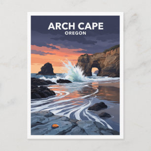 Arch Cape Oregon Postkarte