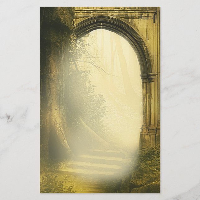 Arch des verzauberten Waldes Briefpapier (Vorderseite)