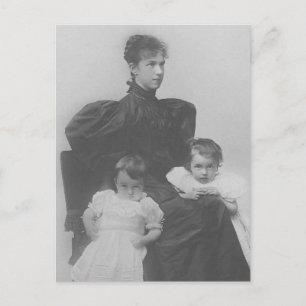 Arch Duchess Marie-Valerie, Tochter Sisi & Kids Postkarte