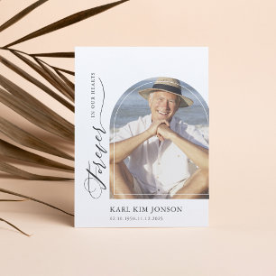 Arch Foto Kalligrafie Script Beileid Beerdigung Dankeskarte