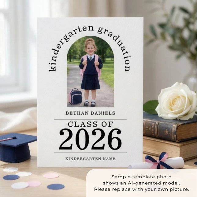Arch-Foto Kindergarten-Absolvent 2026 Ankündigung (Von Creator hochgeladen)