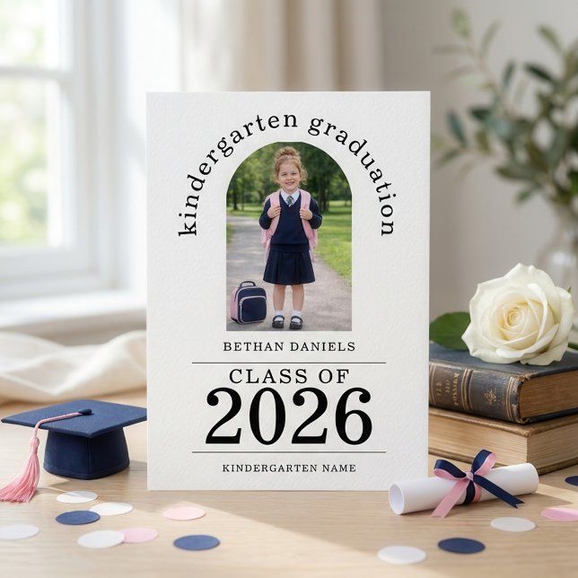 Arch-Foto Kindergarten-Absolvent 2026 Ankündigung (Von Creator hochgeladen)