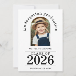 Arch Foto Kindergarten Graduate 2025 Ankündigung