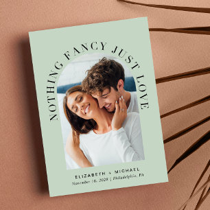 Arch Foto Nichts Extravagant nur Liebe Sage Hochze Einladung