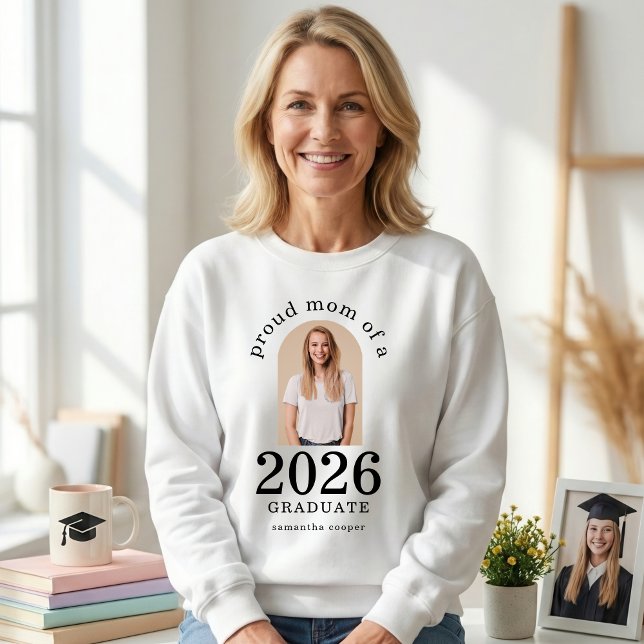 Arch Foto Proud Mama 2025 Graduate Sweatshirt (Von Creator hochgeladen)