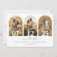 Arch-Foto Save the Date Hochzeitskartentankündigun