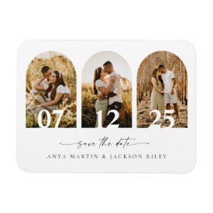 Arch-Foto Save the Date Hochzeitskartentankündigun Magnet