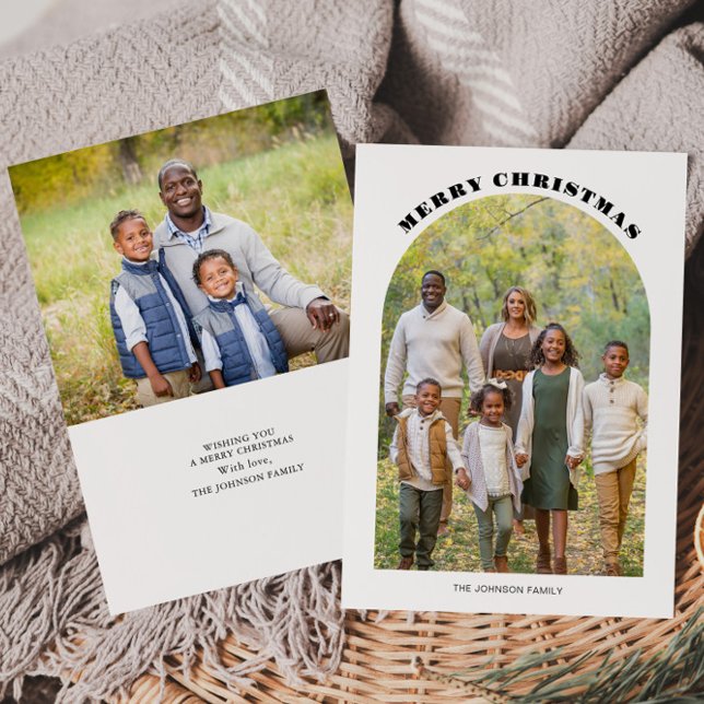 Arch Foto Weihnachtskarte Feiertagskarte (Von Creator hochgeladen)