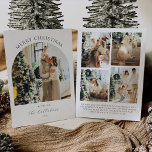 Arch Foto Weihnachtskarte mit FotoCollage Einladung<br><div class="desc">Eine wunderschöne Foto Weihnachtskarte mit Ihren speziellen Fotos für Familien und eine Foto-Collage auf der Rückseite! Passen Sie Ihre Jahreszeiten an und fügen Sie Ihre Lieblingsfotos für eine sinnvolle Ferienkarte in diesem Jahr hinzu!</div>