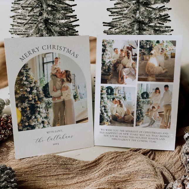 Arch Foto Weihnachtskarte mit FotoCollage Einladung (Von Creator hochgeladen)