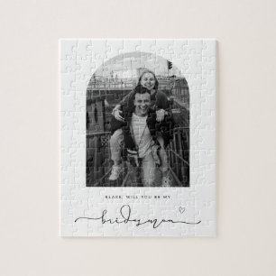 Arch Frame wirst du mein Bridesman-Puzzle sein Puzzle