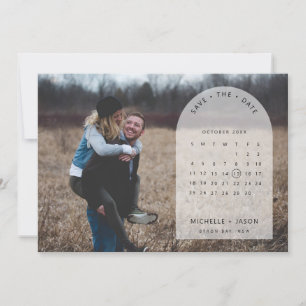 Arch Kalender Foto Save the Date Einladung