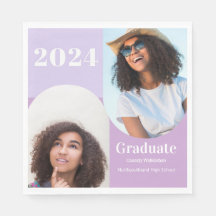 Arch Lila Zwei-Foto-Abschluss